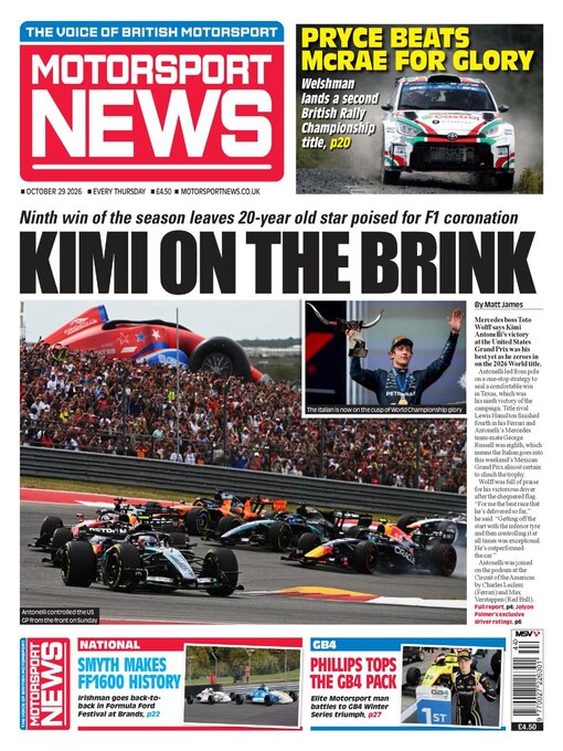 Cover image for Motorsport News